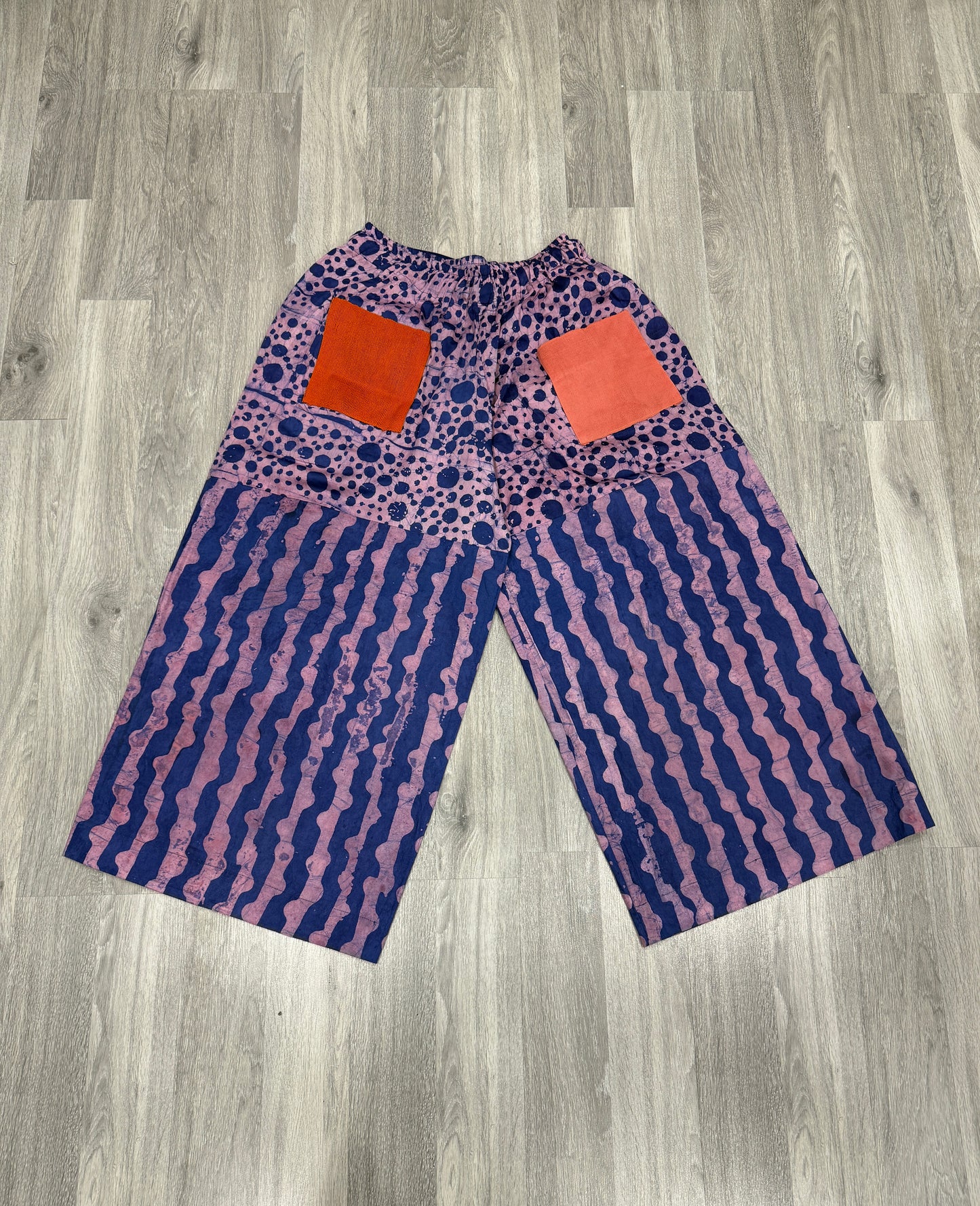 Purple Adire pants Set