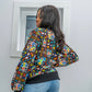 Nike Print Ankara Bomber Jacket