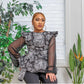 Abi Print Peplum Top