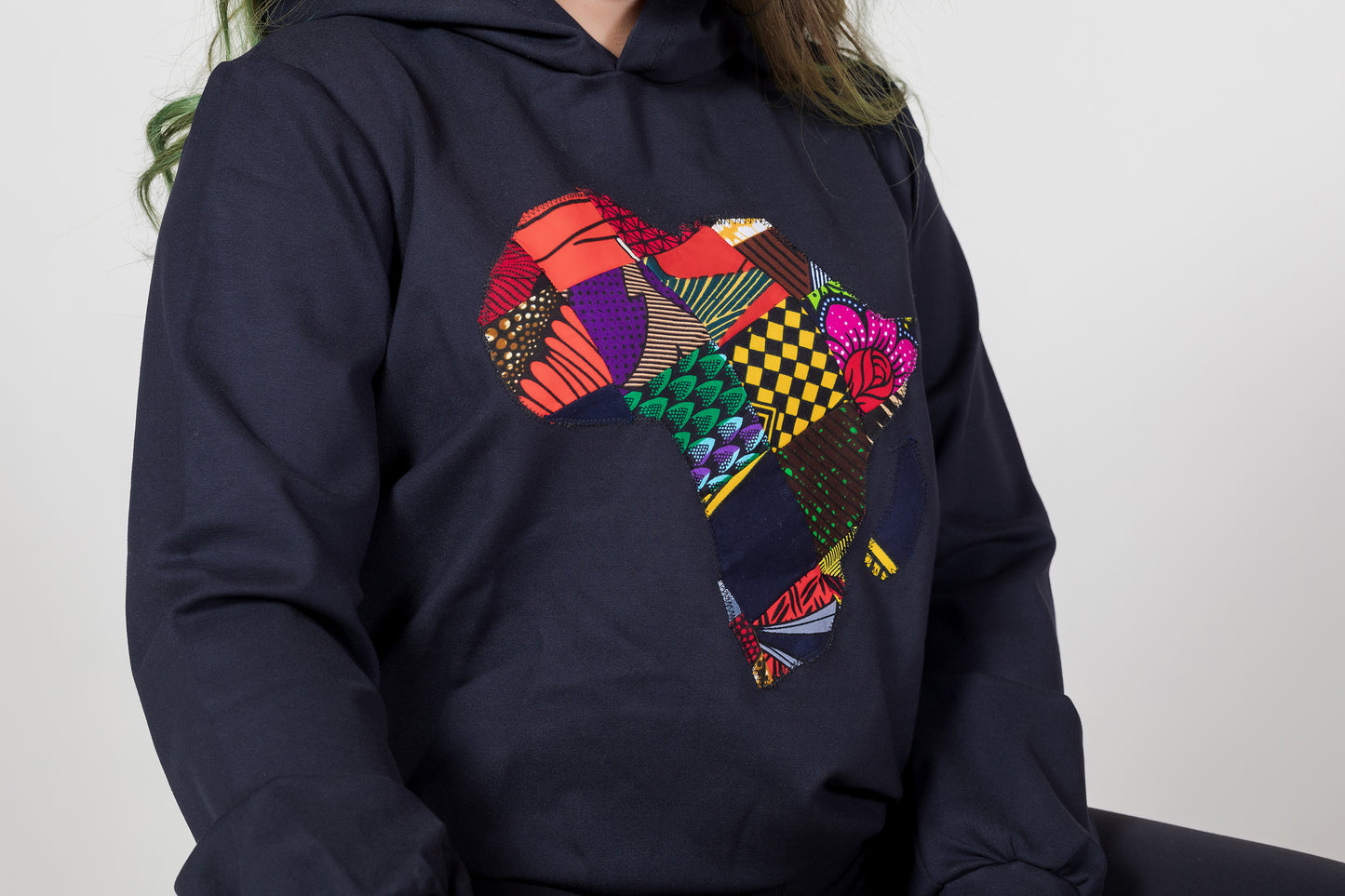 African Map Hoodie Sweatshirt