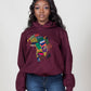 African Map Hoodie Sweatshirt