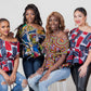 Funmi Print One-Shoulder Peplum Top