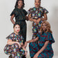 Moni Print Crop Top and Palazzo Pant Set