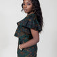 Dora Print Crop Top and Palazzo Pant Set
