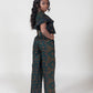 Dora Print Crop Top and Palazzo Pant Set