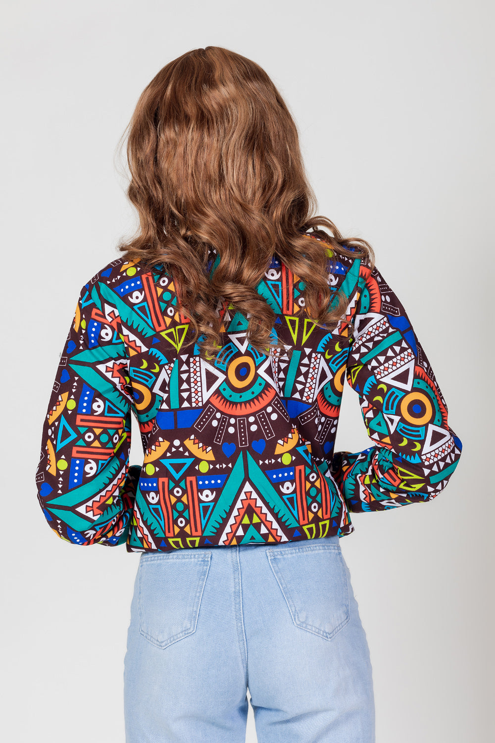 Sayo Print Ankara Bomber Jacket