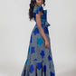Tara Print Wrap Maxi Dress