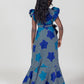 Tara Print Wrap Maxi Dress