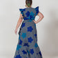 Tara Print Wrap Maxi Dress